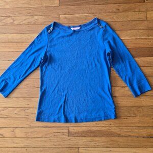 Lilly Pulitzer Top Womens 3/4 sleeve Size S